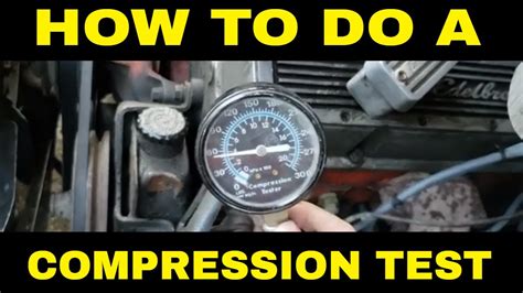 Compression testing: warm vs cold engine 